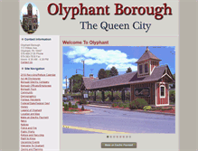 Tablet Screenshot of olyphantborough.com